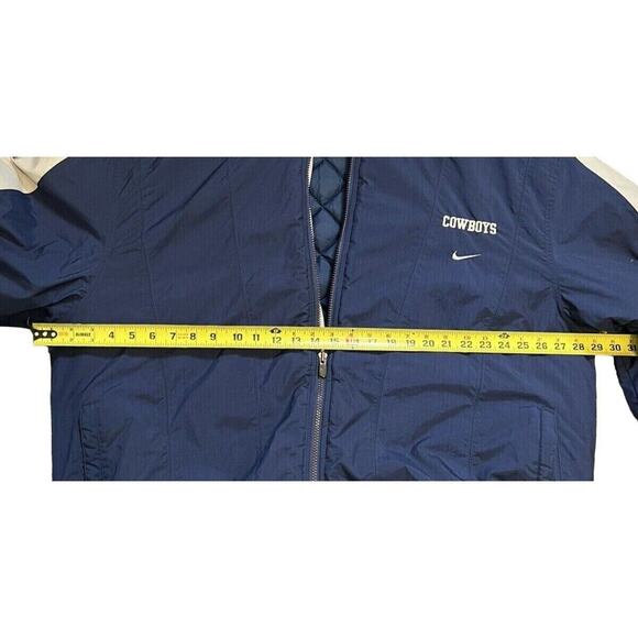 Dallas Cowboys Nike NFL Double Hooded Puffer Jacket Size XL RN 94878 CA 34428 - Picture 5 of 12